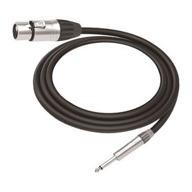 cable de audio  xlr 3 polos hembra a plug 14 in mono  conector seetronic serie m scmf3  mp2x  longitud 5m